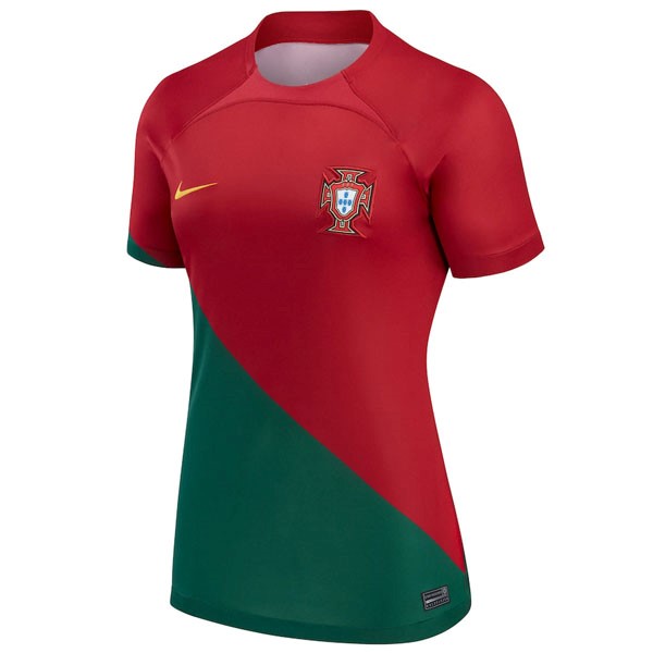 Camiseta Portugal Replica Primera Ropa Mujer 2022/23